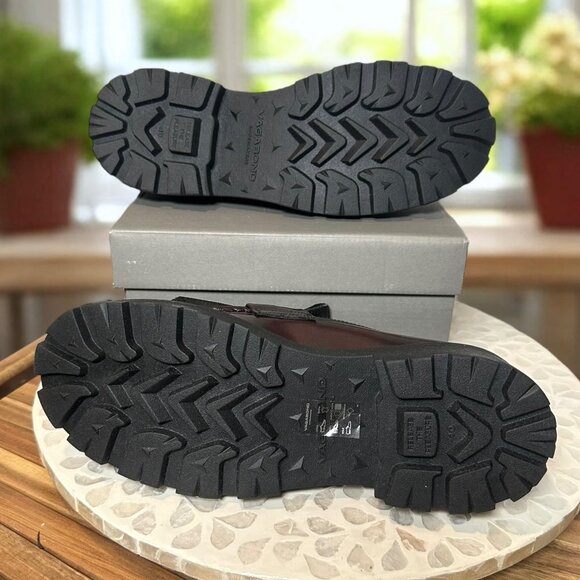 Vagabond Shoemakers Cosmo 2.0 Leather Tassel Lug Loafer Dark Bordo Women EU 40 - Picture 12 of 16